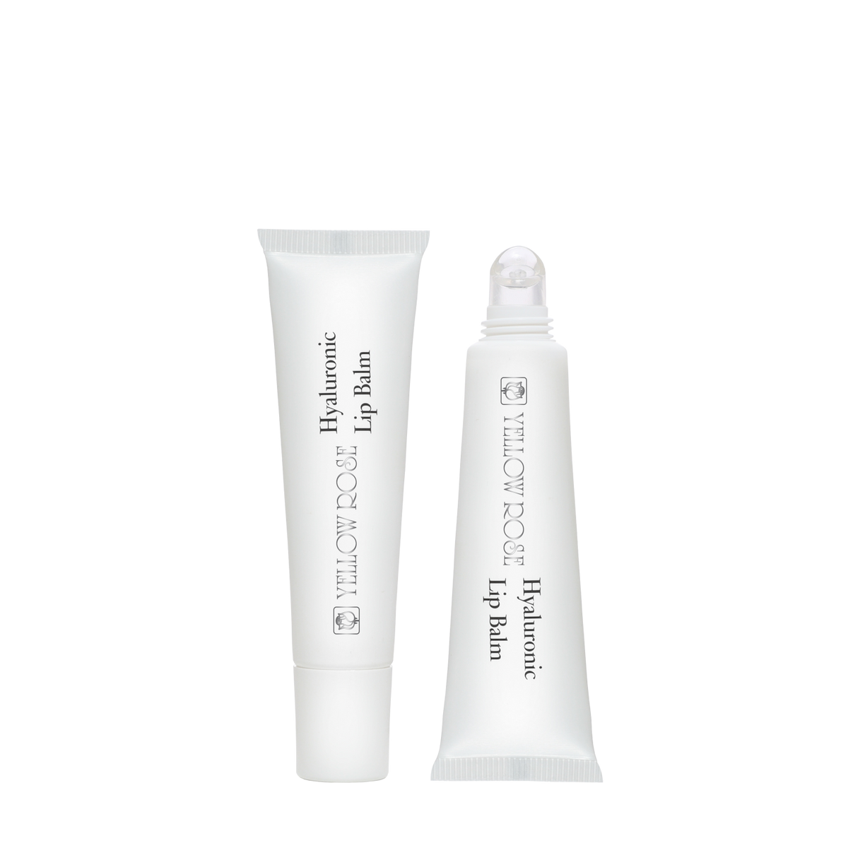 Glansig rosafärgad textur av Yellow Rose Hyaluronic Lip Balm