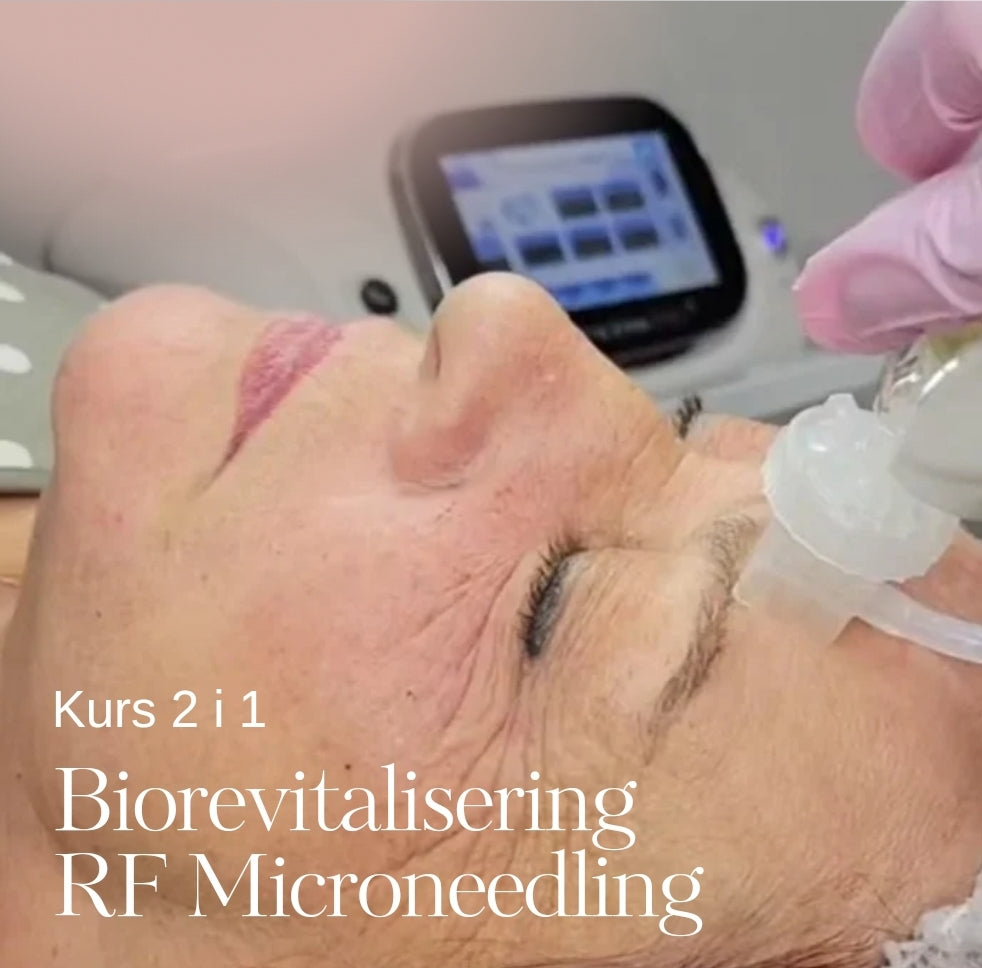 Kurs i Biorevitalisering + RF microneedling - DermaShine