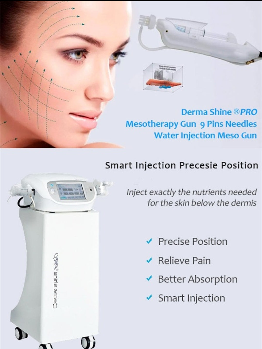 Kurs i Biorevitalisering + RF microneedling - DermaShine