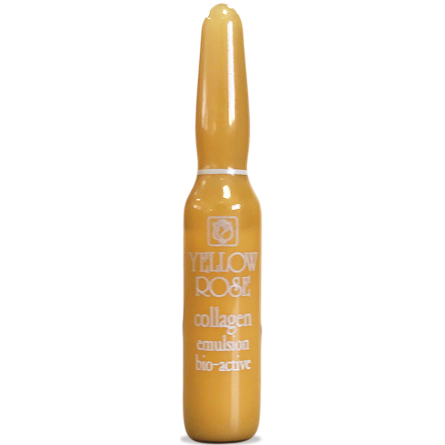 Yellow Rose Collagen Emulsion bioactive serum Ampoule box